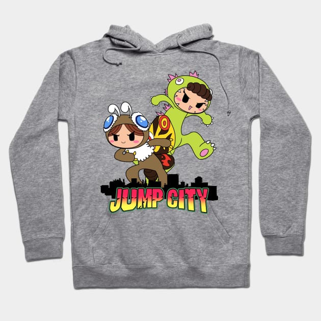 Jump City Hoodie by Illustratrix